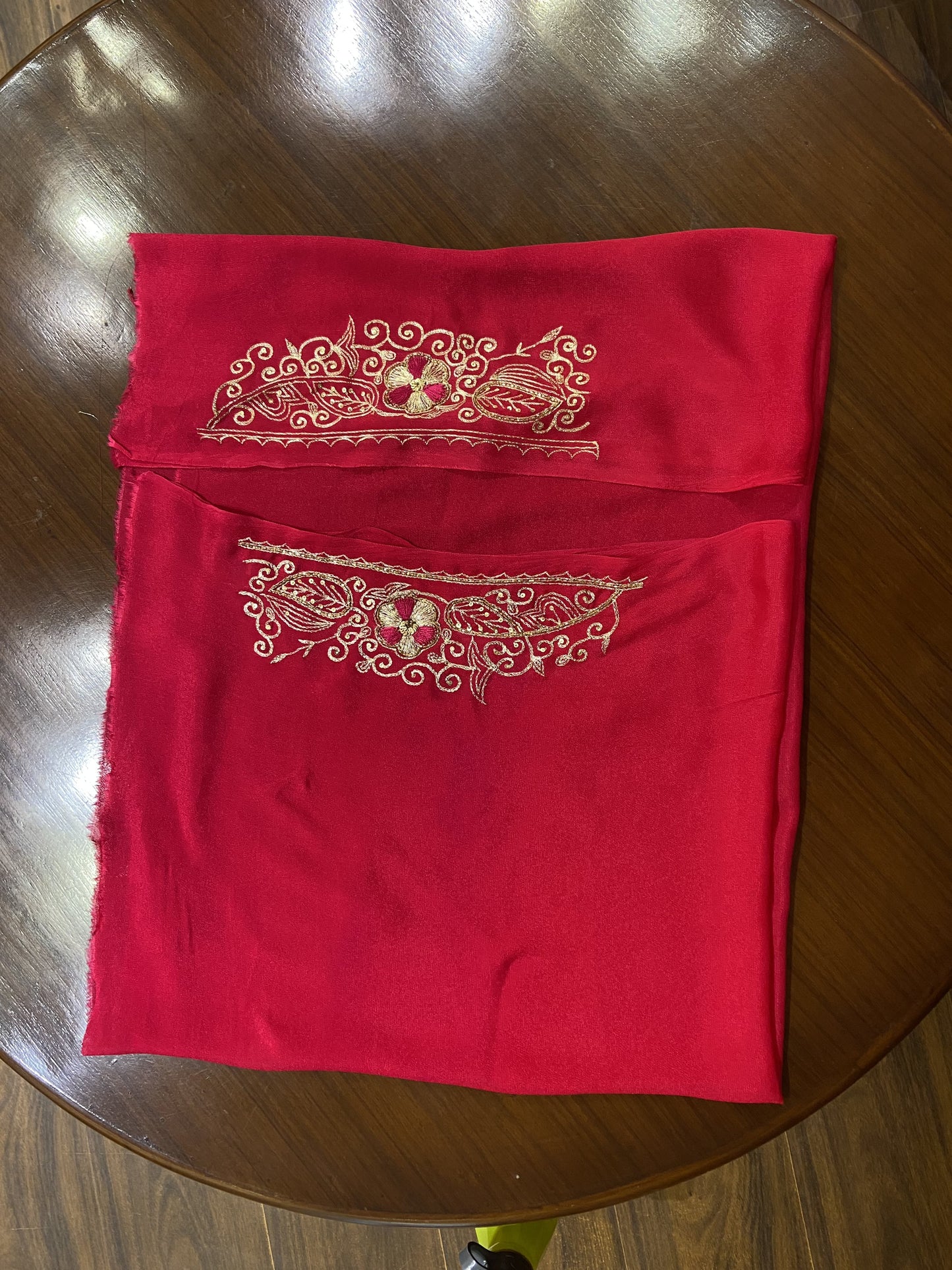 Mergenta Chiffon Saree